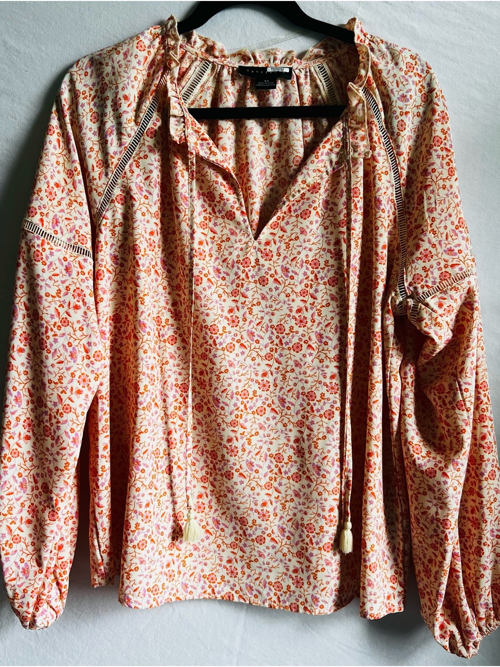 Sanctuary Floral Blouse - Pink & Peach